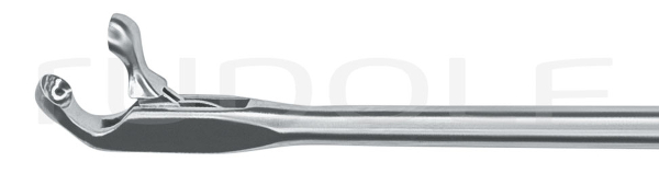 RU 8650-03/23 / Micro Fcps. Cup-Shp., Up,Ff-Mov Shaft Length 23cm
/9", Conicø2/3mm
, Jaw 2mm
