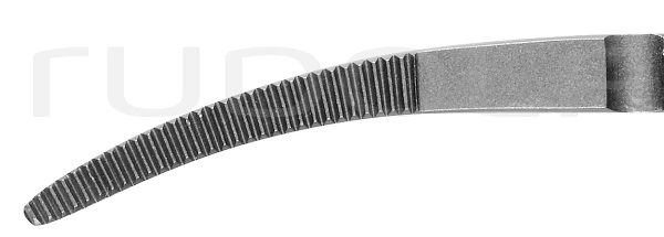 RU 3051-14 / Hemost. Fcps Kelly, Cvd. 14,5 cm - 5 3/4"