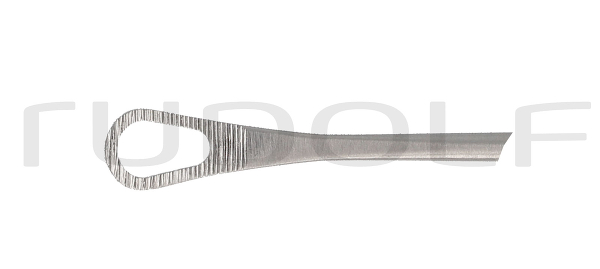 RU 7933-02 / Ohrschlinge Snellen, Figur 2, Leicht Gebogen, Gerieft, 16 cm