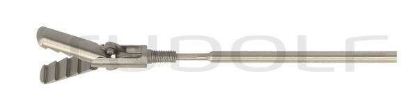 RS000-507 / Aufsatz Fasszange Alligator, Doppelbeweglich, Ø 5 mm