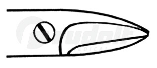 RU 2870-10 / Ciseaux À Couronne Beebee, Pointu/Pointu Droits, 10,5 cm