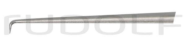 RU 7907-05/10 / Ohr-Häkchen Shambaugh, Scharf, Abgewinkelt 90°, 1 mm, 16 cm