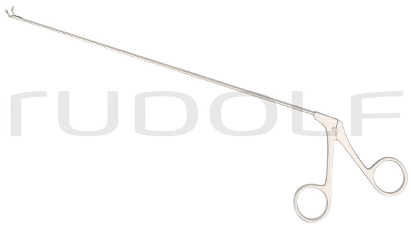 RU 8650-04/19 / Micro Grasping Forceps, Cvd. Upw. Left, Jaw Ø 2 mm, (Wl) 23 cm - 9", Thumb Moveable