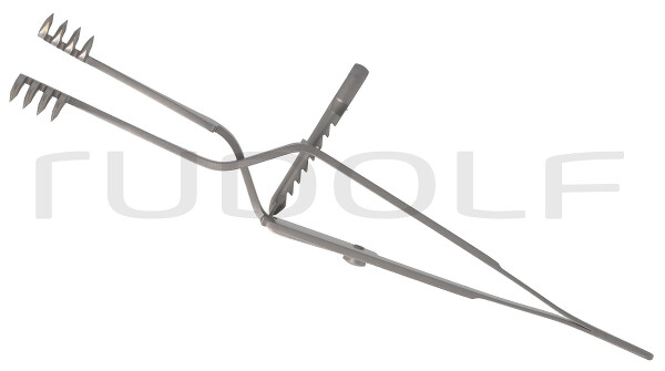 RU 4655-00 / Divaricatore, Acuto, 4x4 Denti 10cm