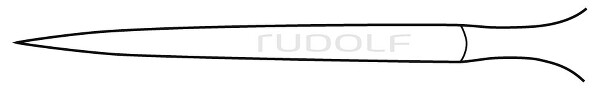 RU 5318-43 / Osteotome Lexer, Str. 25mm, 37cm, 14 1/2"