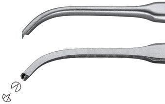 RU 4171-18 / Pince Gerald, Courbée, 17,5 cm 17,5 cm