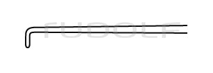 RU 8825-08 / Krayenbühl Nerve Hook, 18,5cm
 - 7/14"