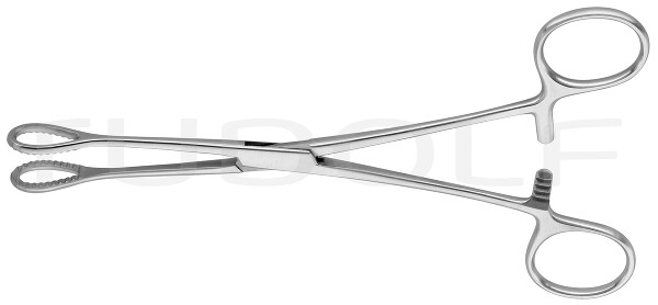 RU 3910-18 / Pinza Per Tamponi Förster, Retta, Striata 18,0 cm
