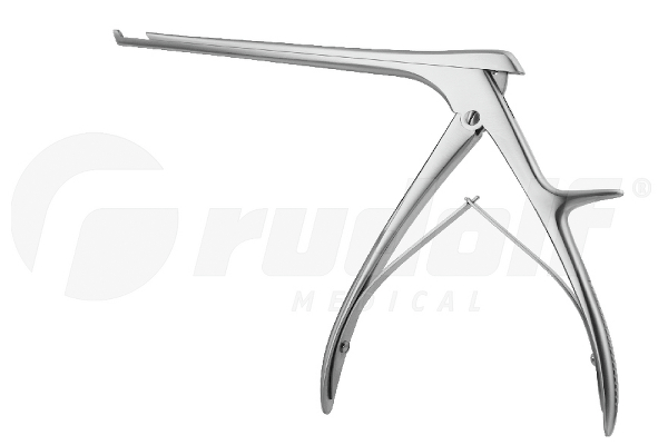 RU 6463-03 / Pince Emporte-Pièce Kerrison, Coupant V. Le Haut 40°; Manche Large, 18cm
, 3mm
