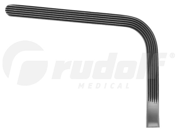 RU 3434-01 / Pince Vaginale, Courbée, Mors 60 mm 23 cm