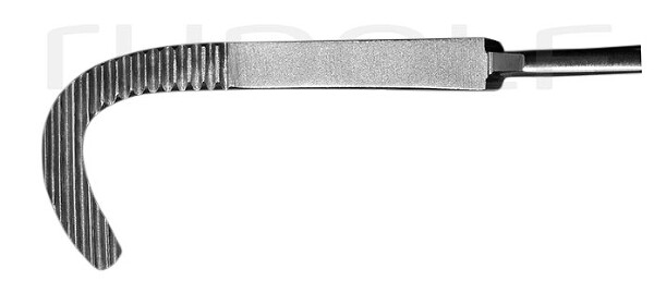 RU 6644-21 / Pinza Desjardins P/Conducto Biliar, Curva, 21 cm