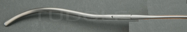 RU 6553-25 / Kocher Atrauma Intestinal Clamp, Curved, (L) 25 cm - 10"