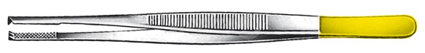 RU 4101-14 / Pinzette Chir. Oehler, Ger., 1x2Z., TC 14,5 cm