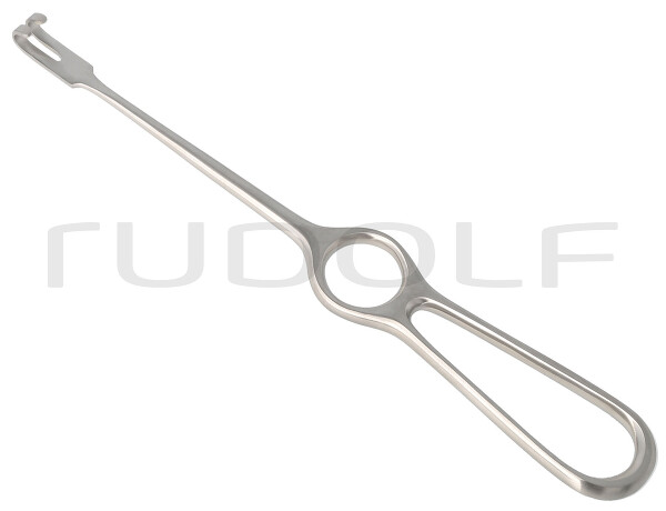 RU 4501-02 / Divaricatore Volkmann, Smusso, 2 Denti 22,5 cm