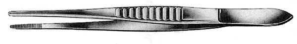 RU 4022-14 / Pinza Anatomica Mod. Usa, Sotile, Retta 14,5 cm