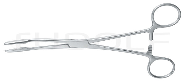 RU 3861-20 / Pinza Per Medicazione Gross-Maier, Curva Con Cremagliera, 20 cm/8"