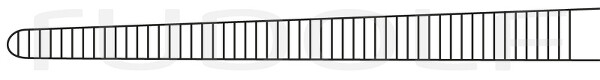 RU 3250-22 / Hemost. Fcps Roberts, Str. 22 cm, 8,75"