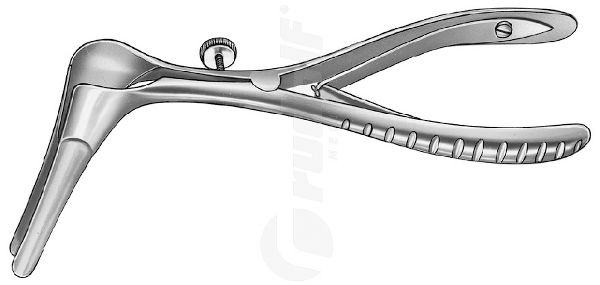 RU 8013-36 / Nasenspekulum Killian-Walter, Figur 1, 40 mm, Hygienischer Schluss, 14 cm