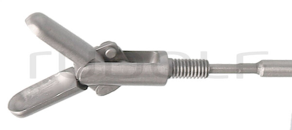 RS000-553 / Aufsatz Probeexzisionszange, Loeffelmaul, Doppelbeweglich, Ø 5 mm