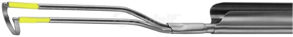 RC240-370 / Électrode Cordon HF, Angulée 30° 24 Charr.