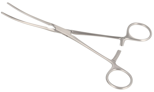RU 7613-18 / De Bakey-Bainbridge Forceps, Cvd., 18.5 cm - 7" 1/4"