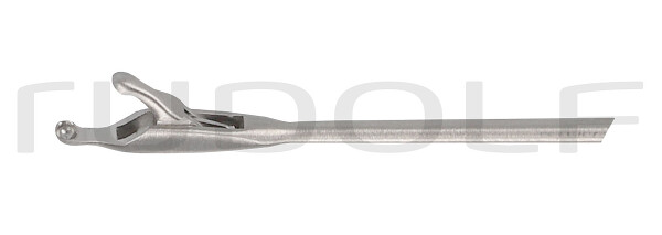 RU 8650-11/21 / Laryng. Fcps. CUP-SHP, Str, FF-MOV. Shaft Length 23cm/9", Conicø1/2mm, Jaw 1mm