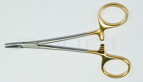 RU 6056-13S / Needle Holder Halsey, TC, Str. 13cm