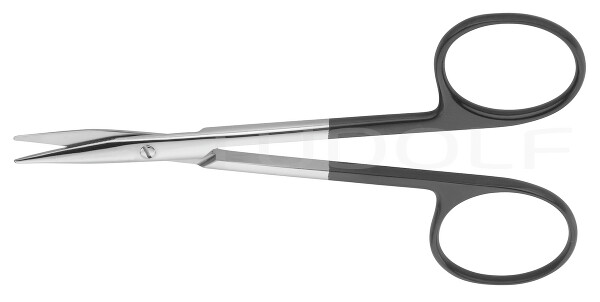 RU 2441-11M / Forbice Stevens, Sm/Sm, Curva, MC 11,5 cm
