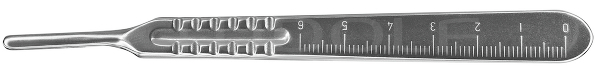 RU 4850-14 / Scalpel Handle No. 4,With Scale