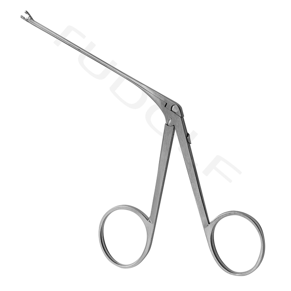 RU 7893-21/04 / Micro Ear Forceps, Straight, Shaft Length 8 cm - 3 1/4",