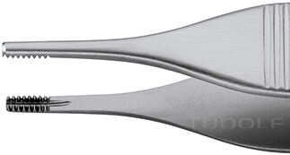 RU 4137-12 / Hautpinzette Adson-Brown, Ger., (L) 12 cm