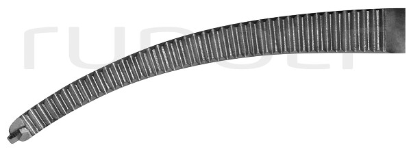 RU 3031-13 / Pinza Emost. Kocher, Delicata, Curva, 1x2D 13,0 cm