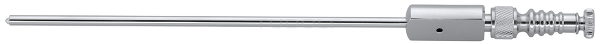 RU 6424-20 / Saugkanüle Frazier, Ø 2,3 mm, 7 Ch/Fr, Gerade, (Nl) 120 mm, Saugunterbrechung, Luer-Bohrung, mit Mandrel