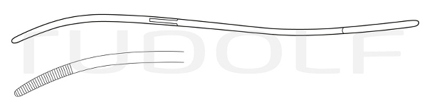 RU 3893-26 / Cotton Swab Fcps Bozemann-Douglas, Cvd. 26 cm, 10,25"