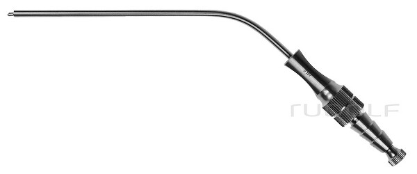 RU 6420-09 / Suction Tube Frazier (Fergusson), Ø 3,0mm 9 Ch/Fr, (Wl) 90 mm - 3 1/2", W. CUT-OFF, LUER-HUB and Stylet