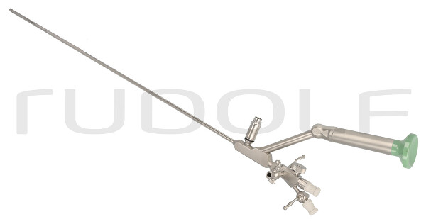 EU111-012 / Urétéro-Renoscope, Autoclavable Semi-Rigide, Ø 8,5/11,5 Charr, Long. Utile 430 mm, Vue Latéralement Décalé 12°