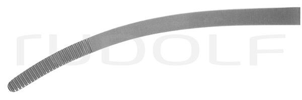 RU 3891-26 / Pinza Per Tamponeamento Bozemann, Curva 26,0 cm