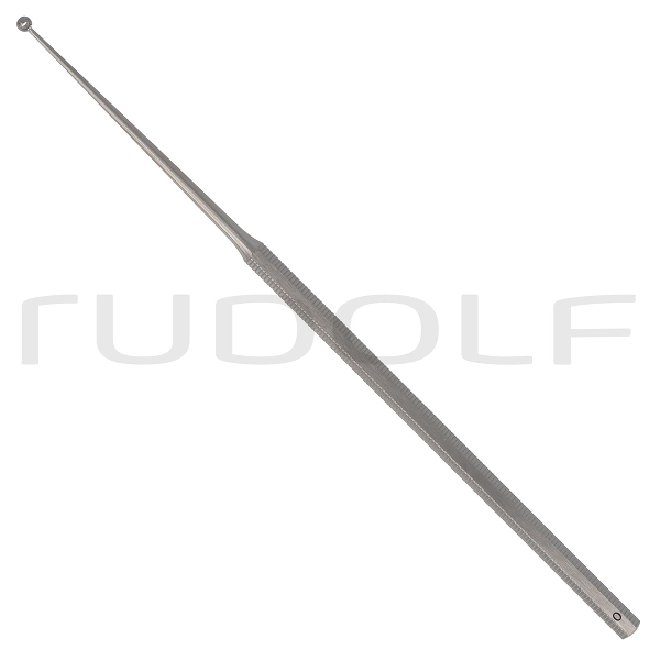 RU 7904-10 / Curette Buck, Figure 0,Curved, Sharp, I Ø 1.5 mm, O Ø 2.7 mm, 14.5 cm - 5 3/4"