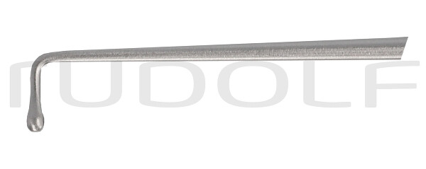 RU 7946-02 / Ganchito Abotonado Wagener, Figura 2, 90°, 4 mm, 14 cm - 5 1/2"