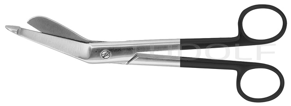 RU 2650-18M / Scissors, Lister, Cvd., Sc 18 cm - 7"