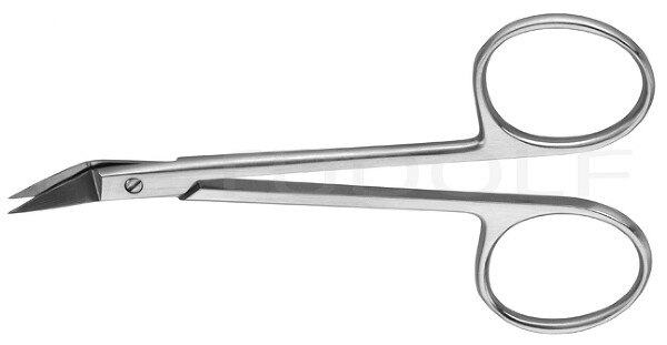 RU 2457-10 / Forbice Wilmer, Angolata 10,0 cm