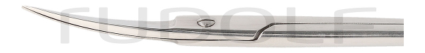 RU 1513-12HP / Scissors, Sh/Sh, Cvd., Fig. 3,High Polished 12 cm, 4,75"
