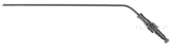 RU 6420-48 / Suction Tube Frazier (Fergusson), Ø 3,3mm 10 Ch/Fr, (Wl) 190mm - 7 1/2", W. CUT-OFF, LUER-HUB and Stylet
