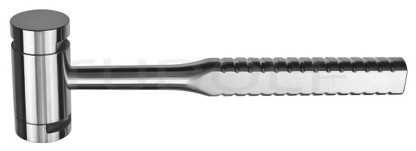 RU 5807-00/00 / Mallet, Compl. W. 2 Pair Faces A. Wrench Ø 30mm, 23,5cm, 9 1/4"