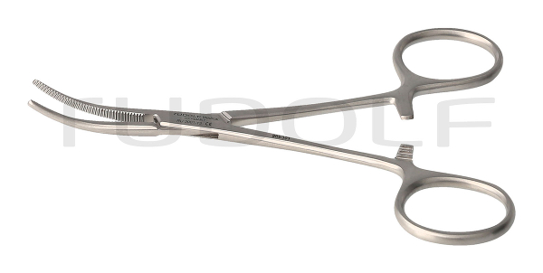 RU 3001-13 / Hemost. Fcps Rochester-Pean, Cvd. 13 cm, 5"