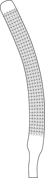 RU 6800-00 / Pince À Foie Beckurts, 29,5 cm Modèle Grand