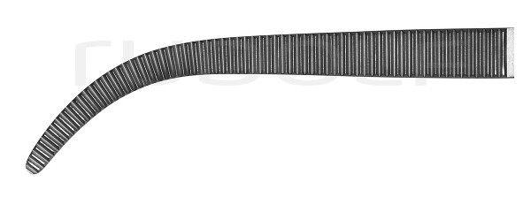 RU 3253-42 / Hemost. Fcps Kelly, Cvd. 19 cm, 7,5"