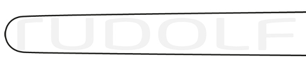 RU 3684-16 / Tubing Forceps, Smooth 16,5 cm, 6,5"