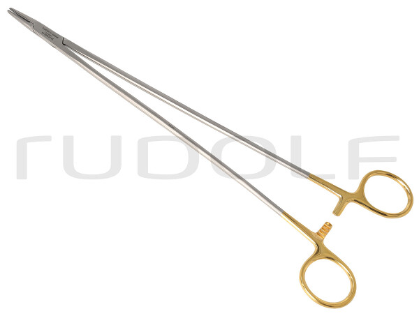 RU 6054-31 / Needle Holder De Bakey, TC, Str. 31cm, 12 1/4