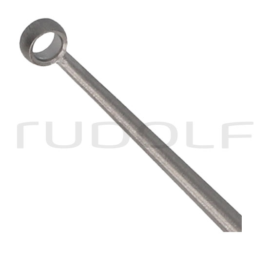 RU 7904-01 / Curette Buck, Figure 1,Curved, Sharp, I Ø 2 mm, O Ø 3.2 mm, 14.5 cm - 5 3/4"